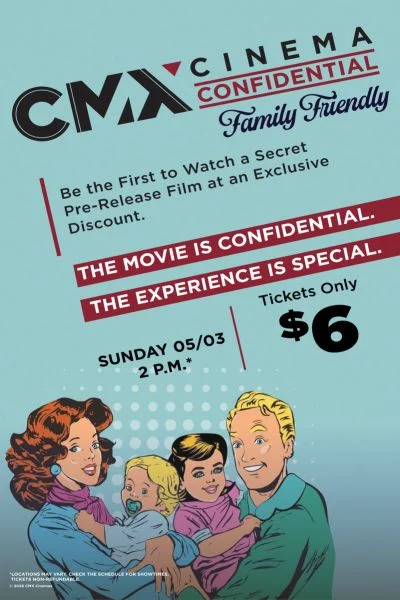 Cinema Confidential May 3 - Family Edition Hero Background Image