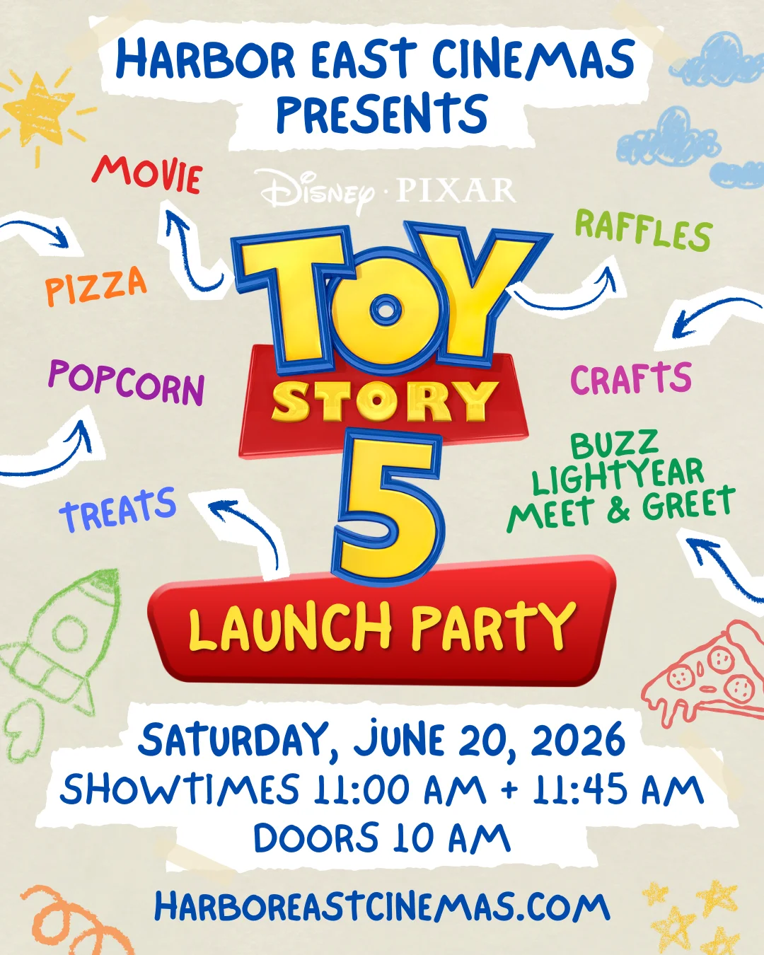 TOY STORY 5 LAUNCH PARTY Hero Background Image