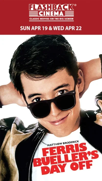 Ferris Bueller's Day Off 40th Anniversary (1986) Movie Poster