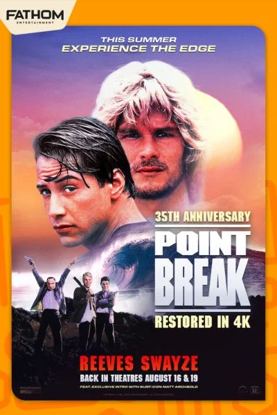 POINT BREAK 35TH ANNIVERSARY Movie Poster