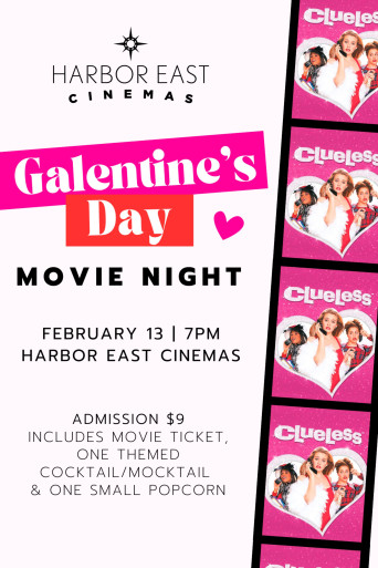Clueless Galentine's Day Movie Night Movie Poster