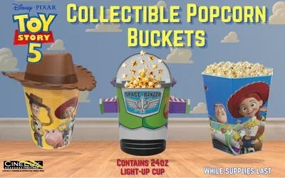 Toy Story 5 Popcorn Buckets