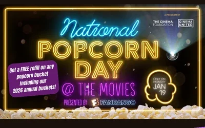 National Popcorn Day January 19th