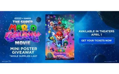 Mario Mini Poster Giveaway