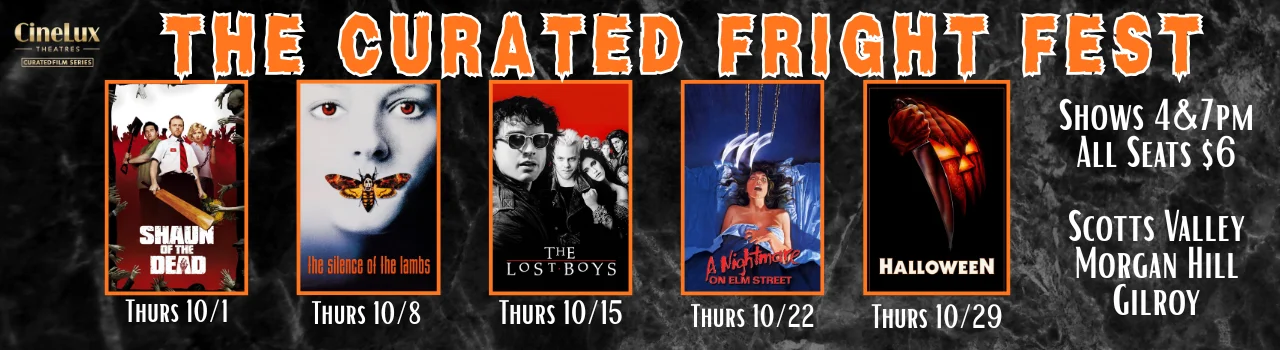 The Curated Fright Fest Banner
