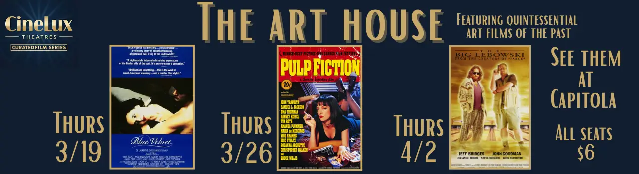 The Art House Curated Movies Banner