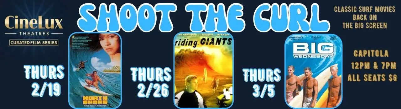 Shoot the Curl Curated Movies Banner