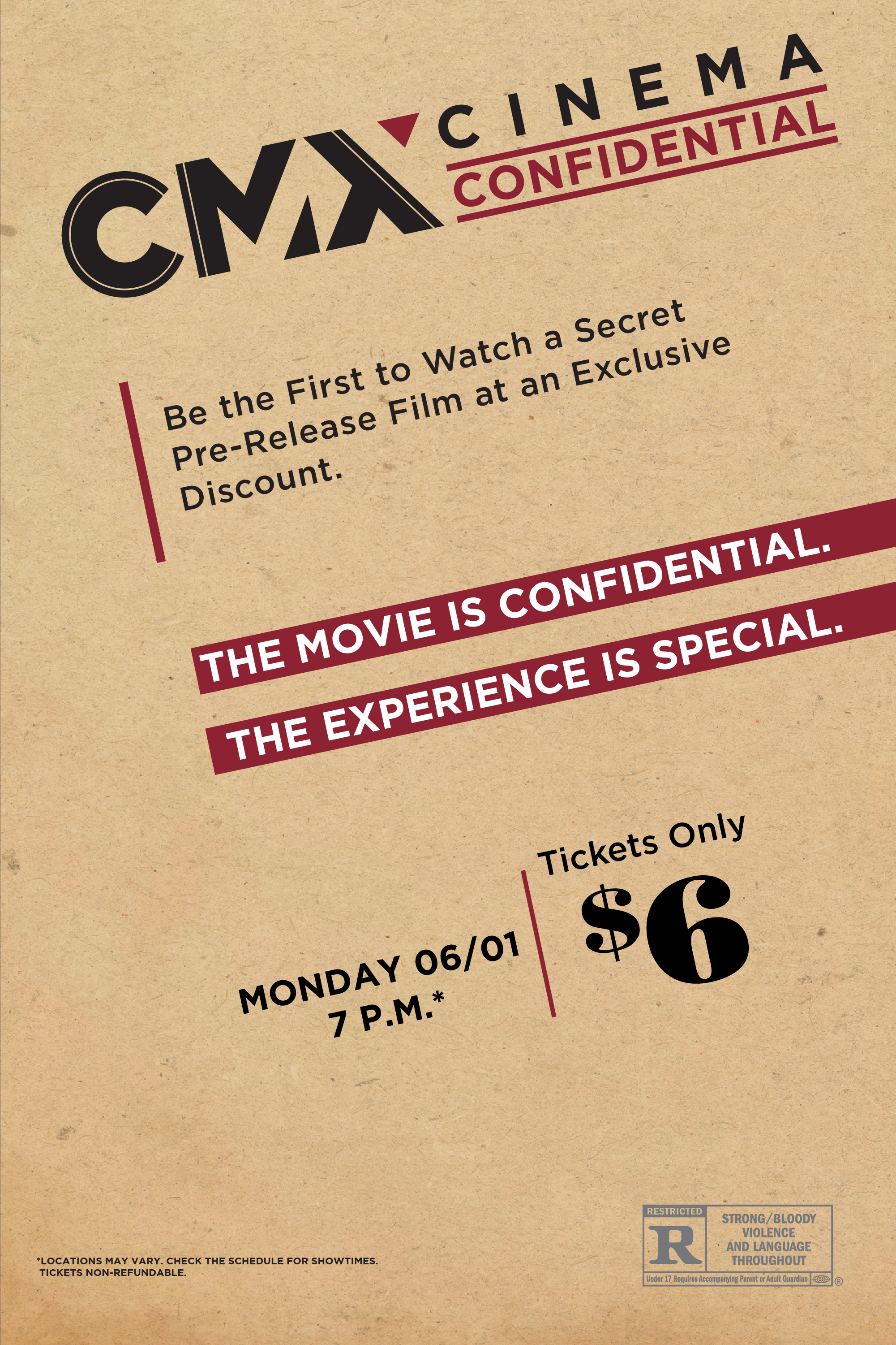 Cinema Confidential 6/1 Movie Poster