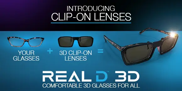 3d glasses banner