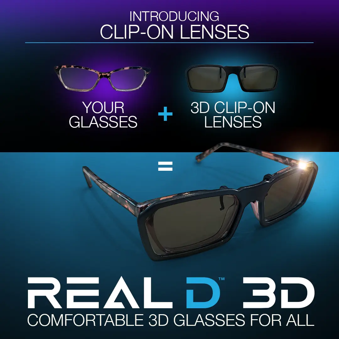3d glasses banner