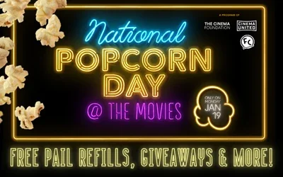 National Popcorn Day Returns January 19th - free pail refills, giveaways & more!