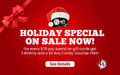 Holiday Special on Sale Now!  Press button for details.