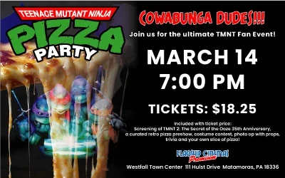 Join us for a TMNT special event! March 14th - tickets on sale now