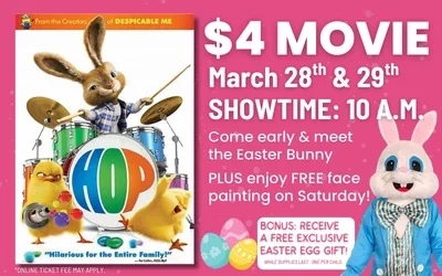 Join us for HOP $4 with special events 3/28 and 3/29