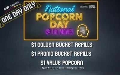 National Popcorn Day 2026 - $1 Refills