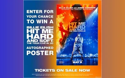 Billie Eilish Autographed Poster