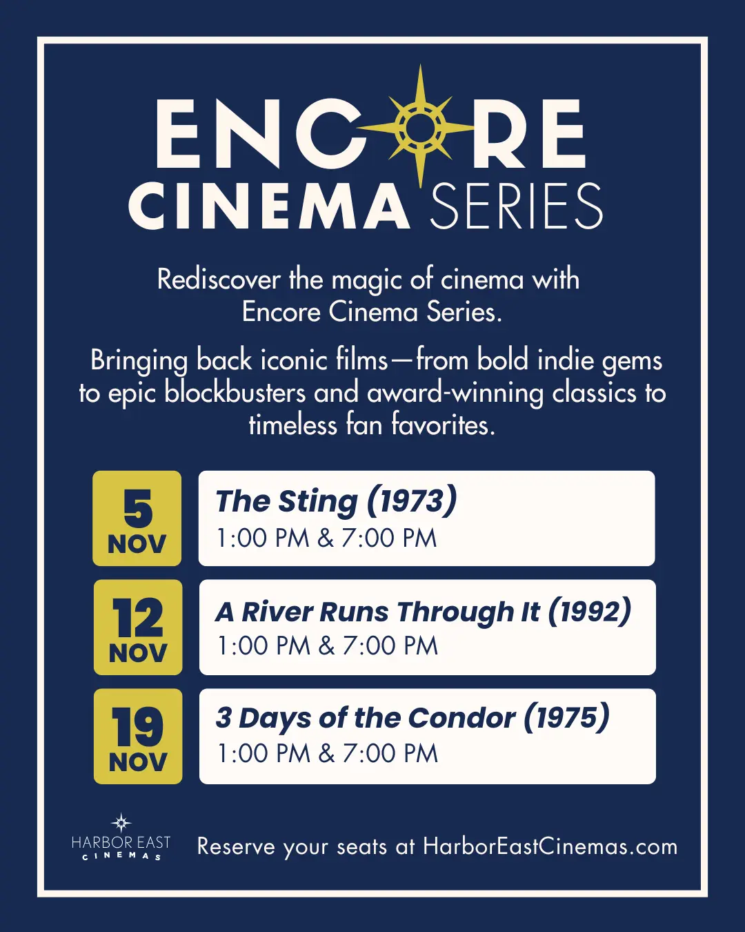November Encore Series