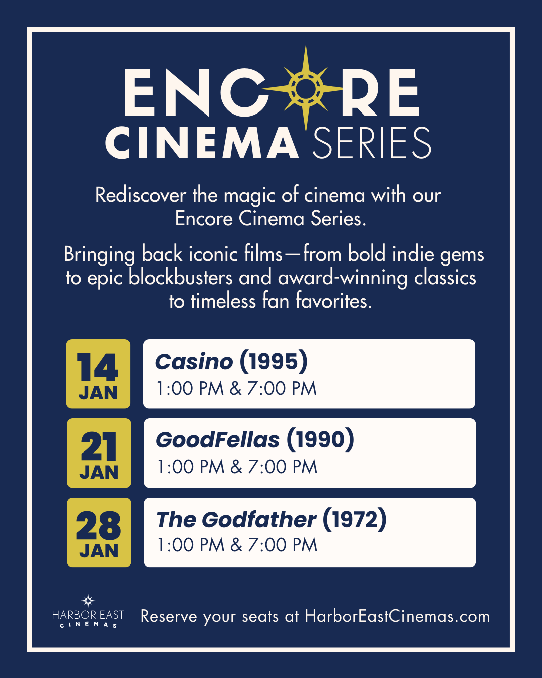 January Encore Series