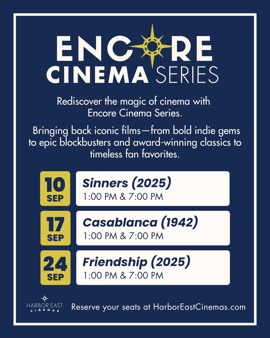 September Encore Series