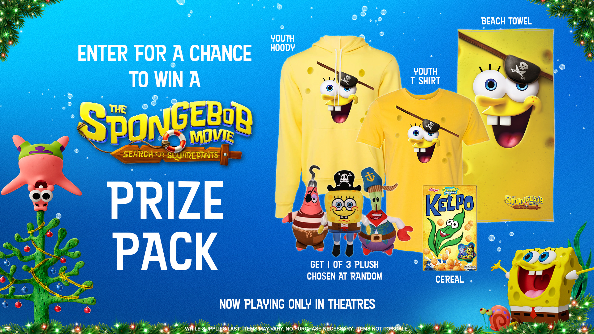 Spongebob contest flyer placeholder