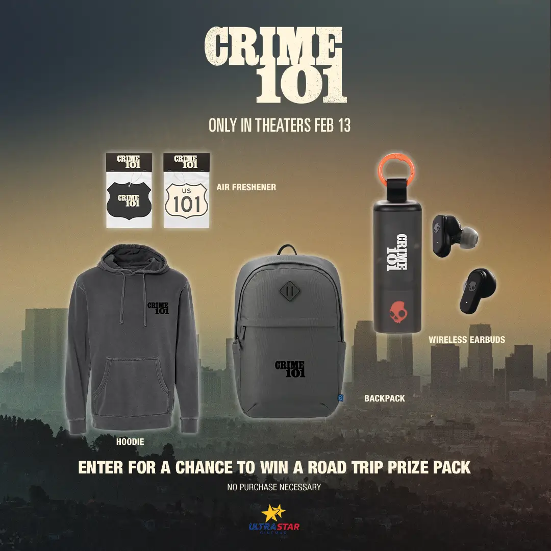 Crime 101 contest flyer