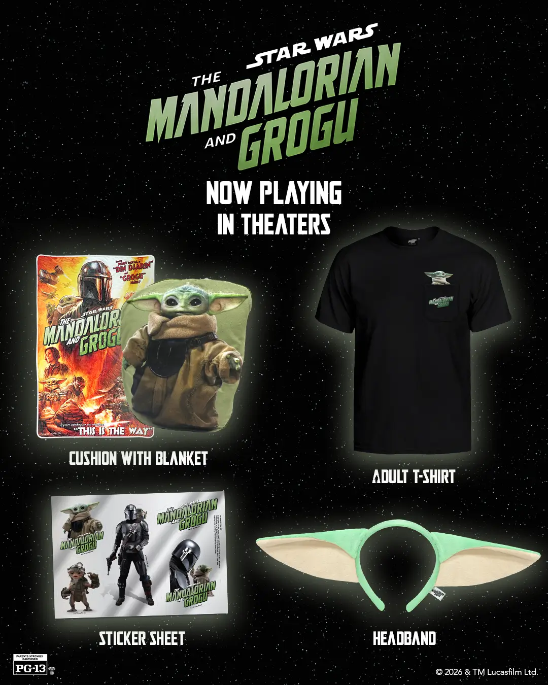 Mandalorian and Grogu Movie contest flyer