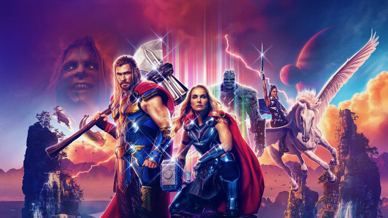 THOR: LOVE & THUNDER / JURASSIC WORLD: DOMINION Hero Background Image