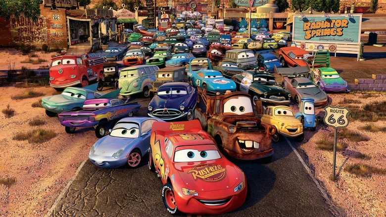 Cars (20th Anniversary) Movie Poster