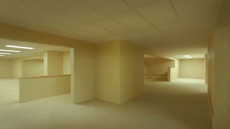 Backrooms Hero Background Image