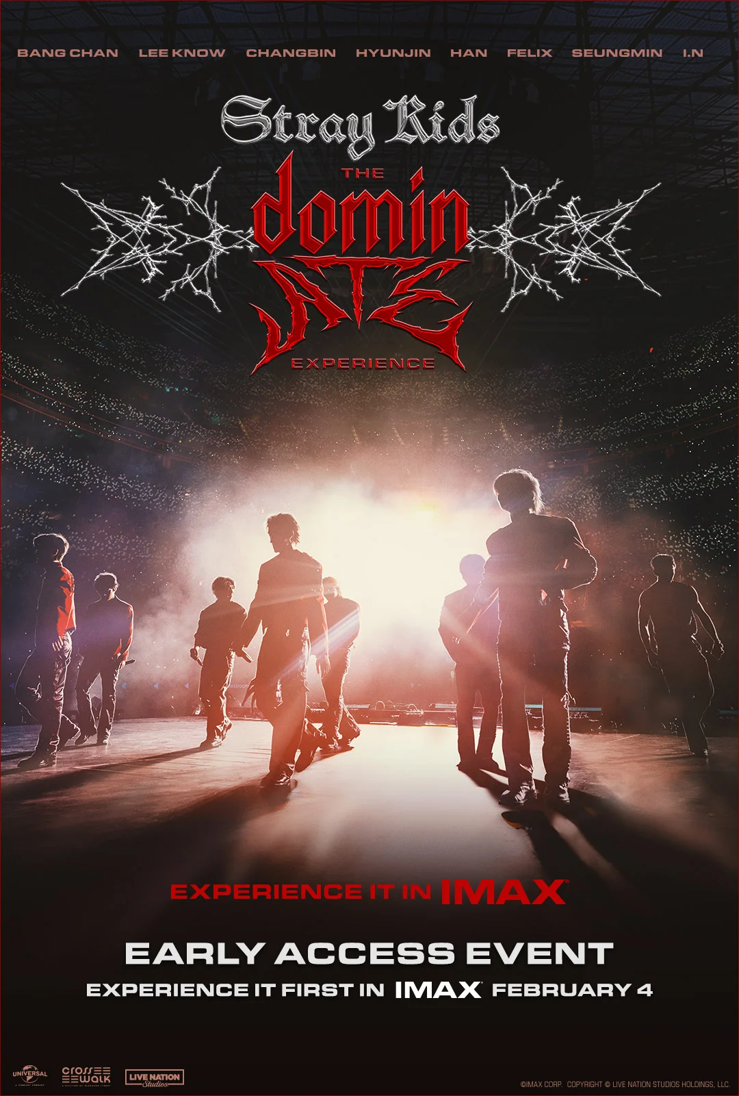 IMAX Stray Kids: The DominATE Experience EA Movie Poster