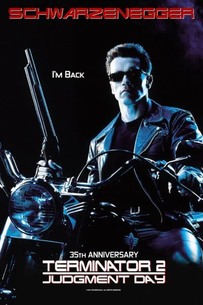 Terminator 2: Judgment Day 35th Anniversary Movie Poster