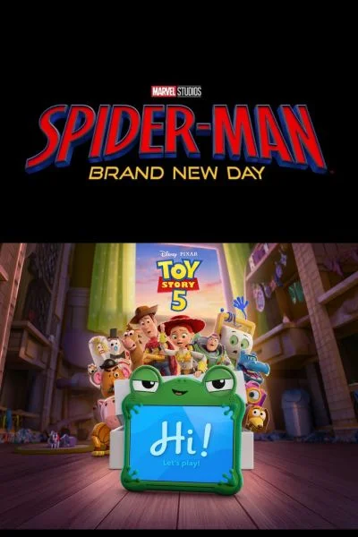 SPIDER-MAN NEW DAY / TOY STORY 5 Movie Poster