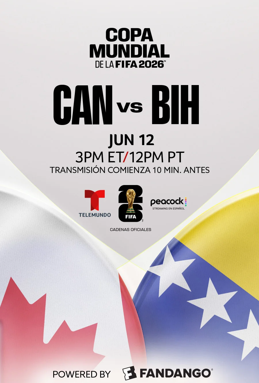 Canadá vs. Bosnia y Herzegovina - Telemundo presen Movie Poster