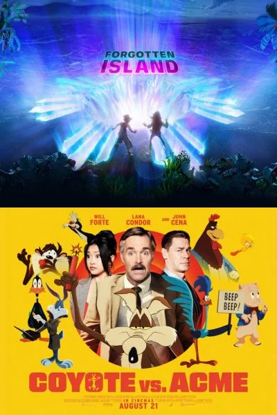 FORGOTTEN ISLAND / COYOTE VS ACME Movie Poster