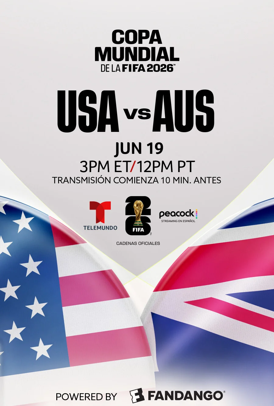 Estados Unidos vs. Australia - Copa Mundial FIFA Movie Poster