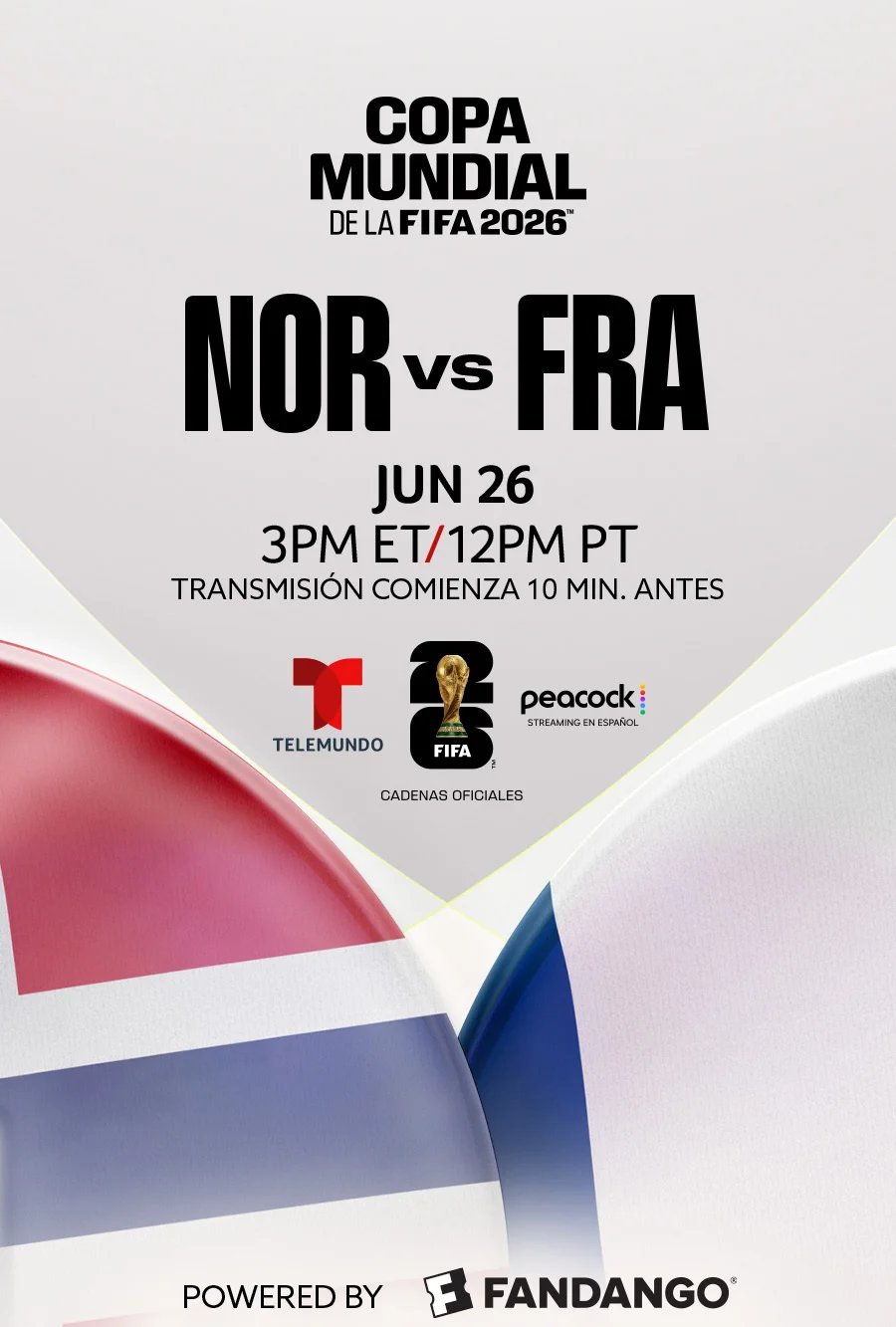 Noruega vs. Francia - Copa Mundial de la FIFA Movie Poster