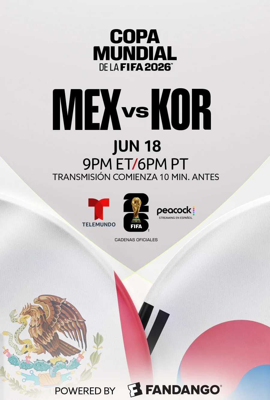 México vs. Corea del Sur - Copa Mundial de la FIFA Movie Poster