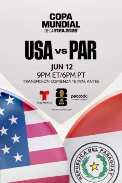 Estados Unidos vs. Paraguay - Telemundo presenta l Movie Poster
