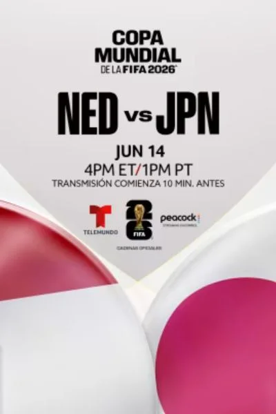 Países Bajos vs. Japón - Telemundo presenta la Cop Movie Poster