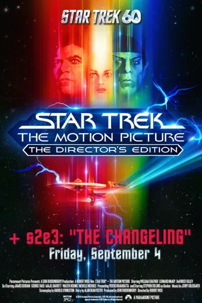 Star Trek: The Motion Picture: The Director's Edition + s2e3 "The Changeling" Movie Poster
