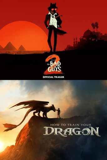 BAD GUYS 2 / HOW TO TRAIN YOUR DRAGON Poster