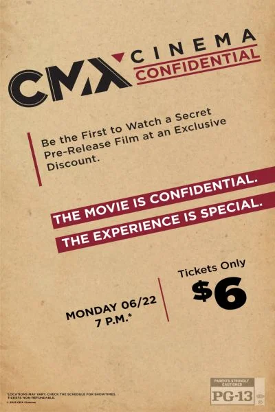 Cinema Confidential June 22 Movie Poster