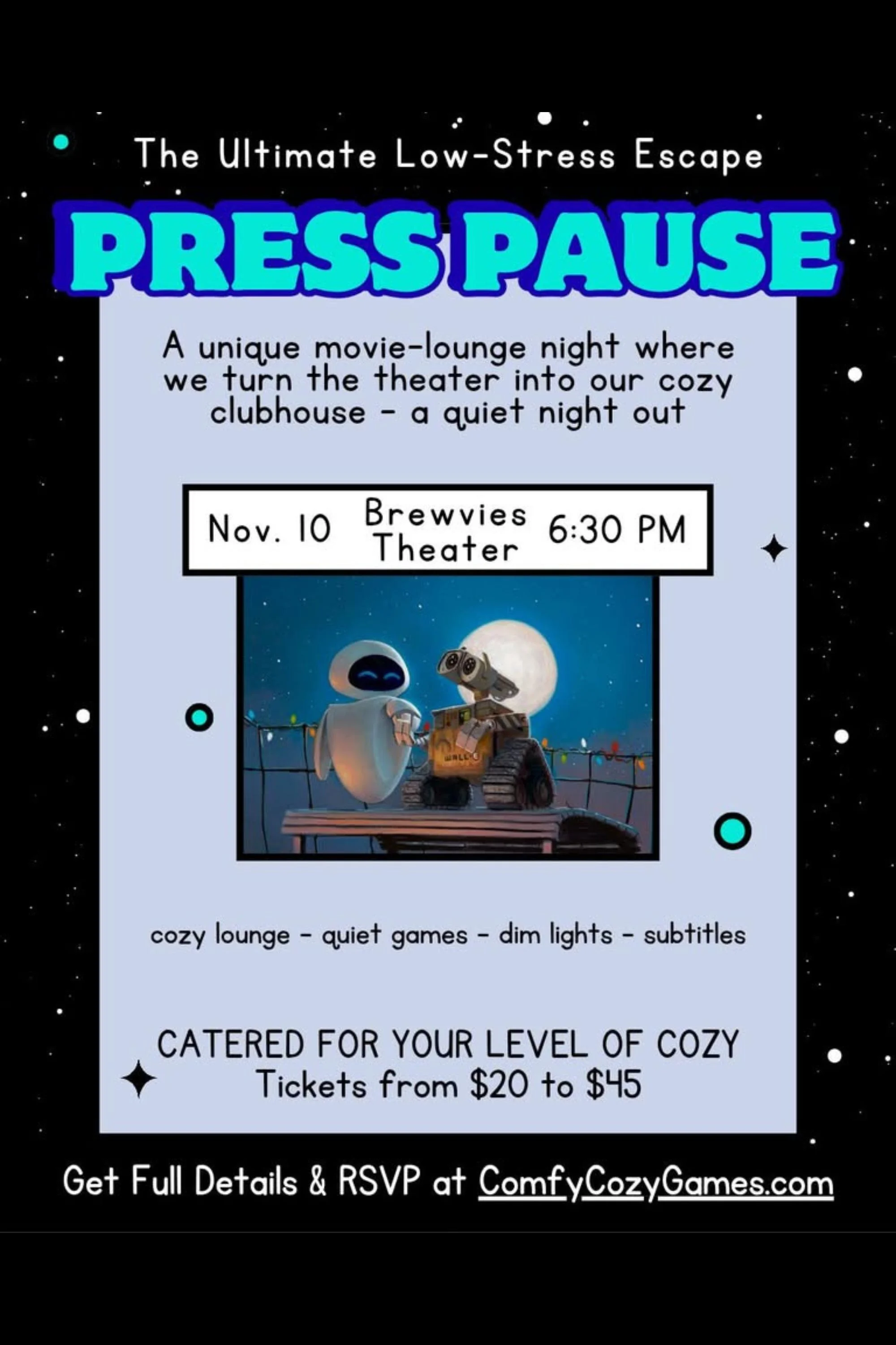 COZY COMFY GAMES Movie Poster