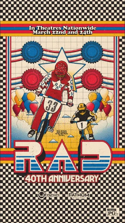 RAD 40TH ANNIVERSARY Poster