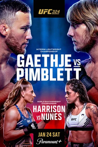 UFC 324: Gaethje vs Pimblett Movie Poster