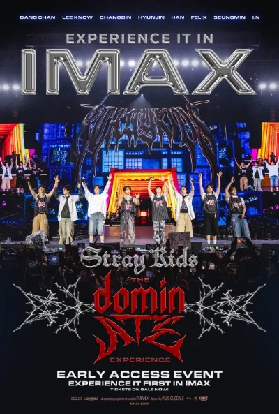 IMAX Stray Kids: The DominATE Experience EA Movie Poster