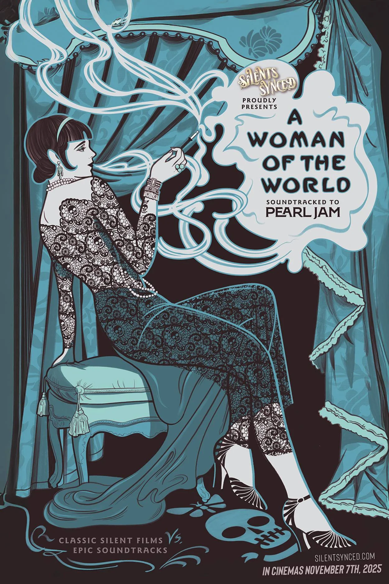 Silents Synced: Pearl Jam VS. A Woman of the World Movie Poster