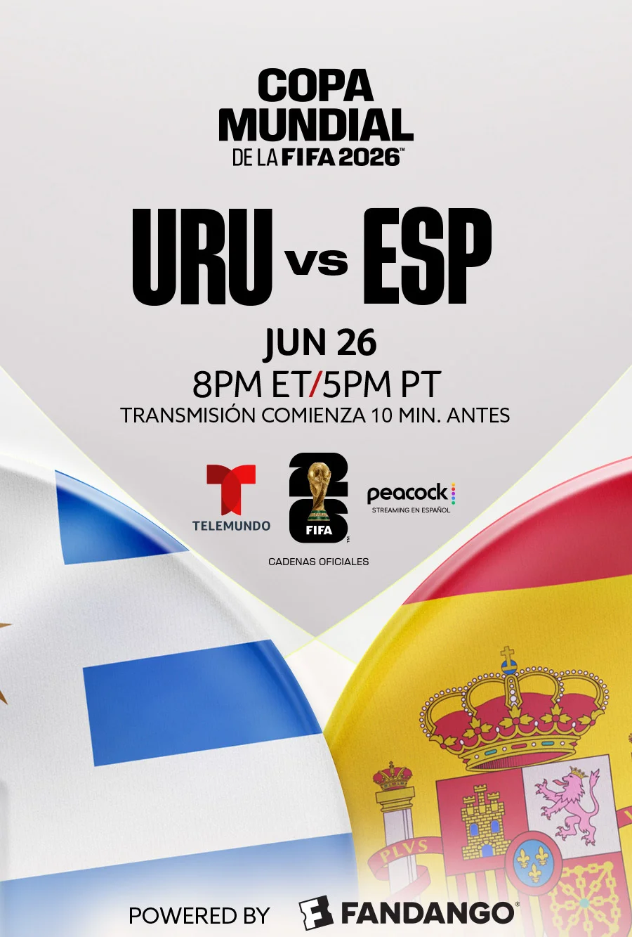 Uruguay vs. España - Copa Mundial de la FIFA Movie Poster