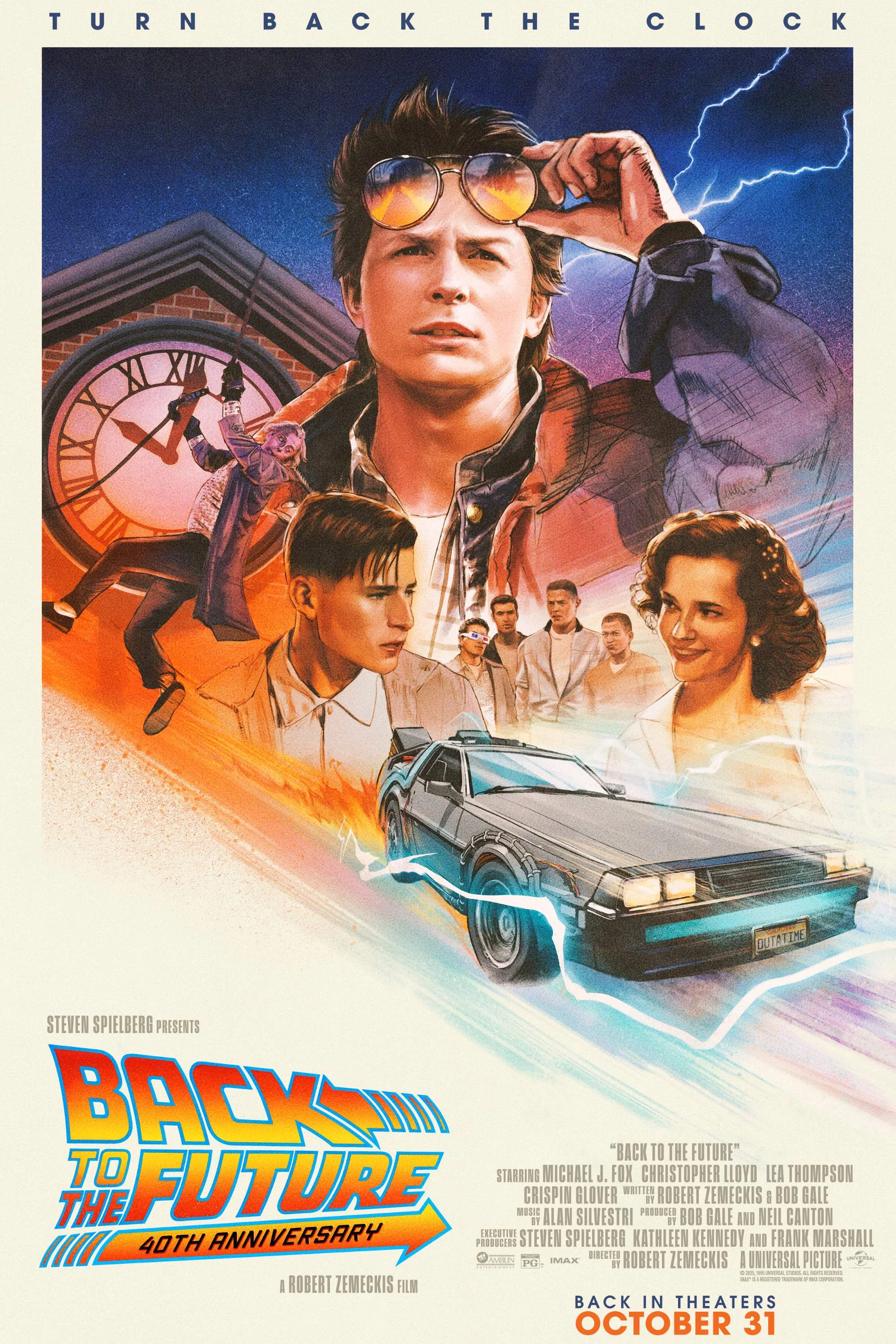 IMAX Back To The Future 40th Anniversary Movie Poster