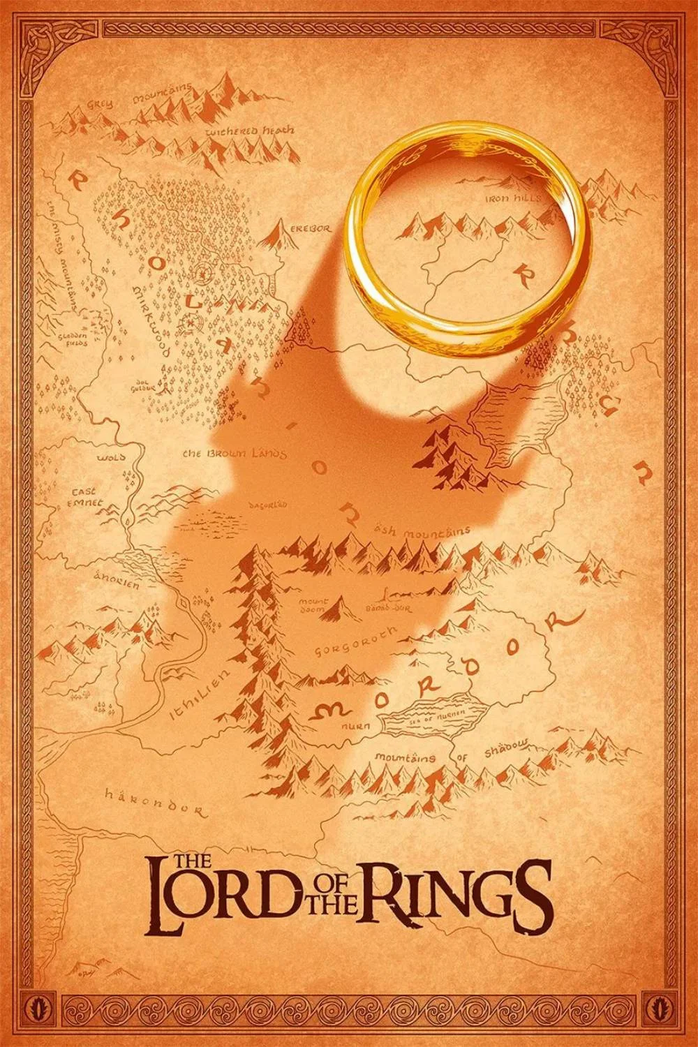 The Lord of the Rings Motion Picture Trilogy Movie Poster